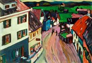View from the Window of Griesbräu by Wassily Kandinsky